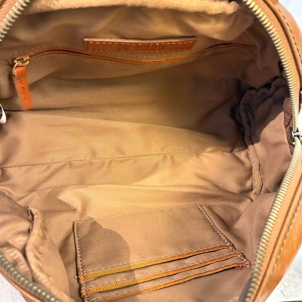 EUC Hobo International Sheila Satchel Cognac Brown Crossbody Handbag - Picture 6 of 10